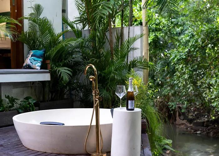 ヴィラ 3br Magic River With Rice Field, Jungle And River View チャングー