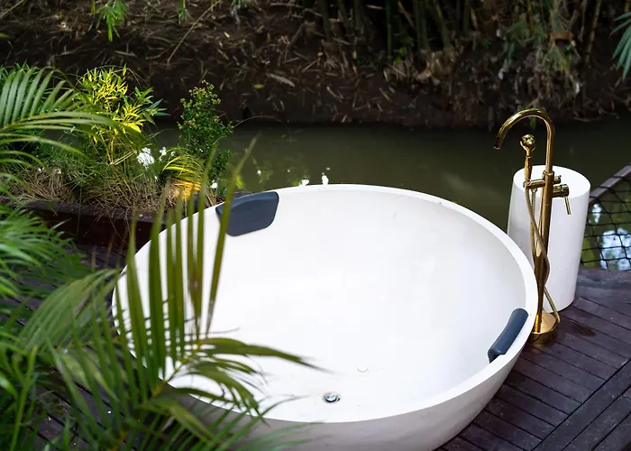 3br Magic River With Rice Field, Jungle And River View ヴィラ *