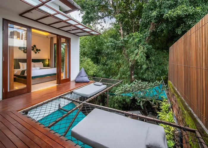 ヴィラ 3br Magic River With Rice Field, Jungle And River View